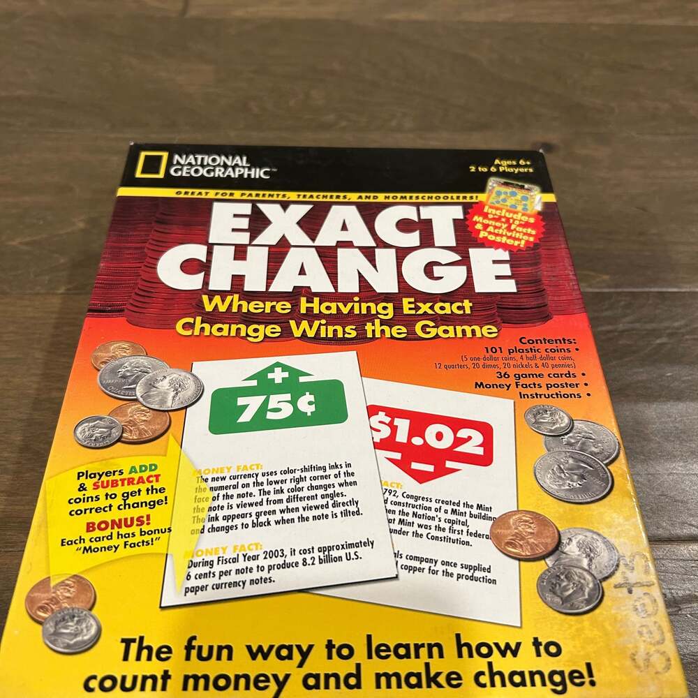 National‎ Geographic Exact Change Game by Rose Art